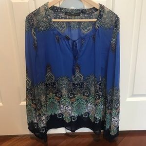 Rise & Olive Paisley Top
